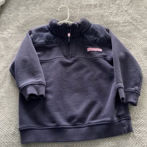 Vineyard Vines blue 1/4 zip sweatshirt size 5